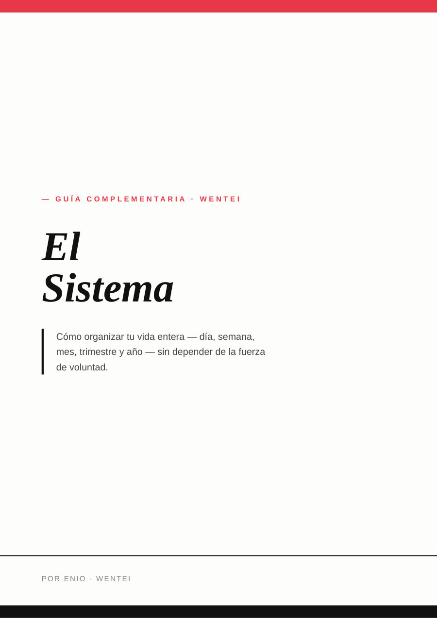 Portada de la guía El Sistema